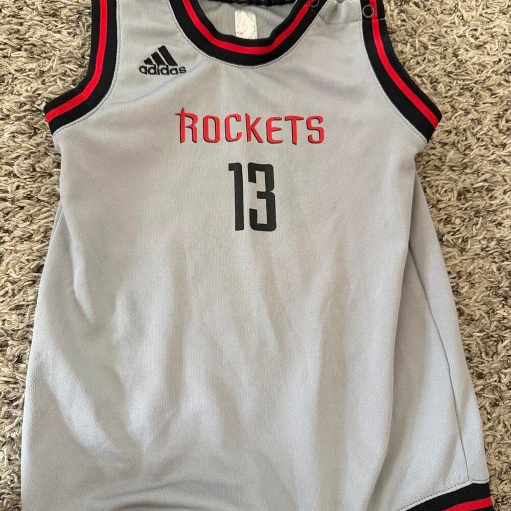 Adidas kids Grey and Blue Jersey
